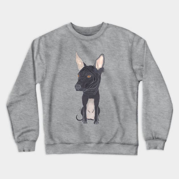 XOLOITZCUINTLE Crewneck Sweatshirt by BeritValk